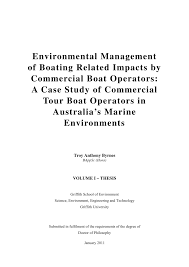 Pdf Environmental Management Of Boating Related Impacts By