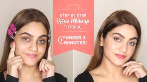 office makeup look tutorial in 3
