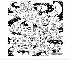 Make these graffiti coloring pages fun and beautiful with your creative touch. Museum Of Graffiti Stay Home Graffiti Coloring Book Dispatch From Isolation 39 Brooklyn Street Art