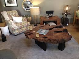 Redwood Burl Coffee Table Living Room
