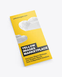 Designed by professional graphic designers and available in. Glossy Flyer Mockup In Stationery Mockups On Yellow Images Object Mockups