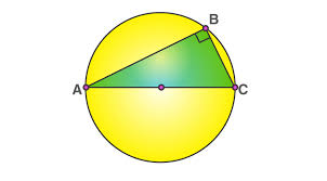 semi circle definition area and