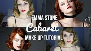 emma stone cabaret makeup tutorial