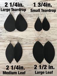 Earring Size Chart Not For Purchase Please Use As A