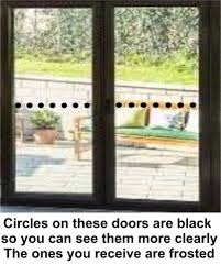 Glass Door Safety Decals Stickers For