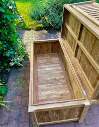 Teak Garden Spacious Storage Bench