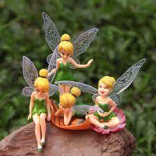 4pcs Set Miniature Fairy Angel Girls