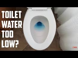 low water level in the toilet bowl easy