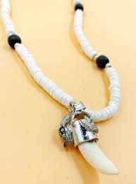 alligator tooth necklace gt01 sw