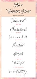 My Top 7 Fonts For Weddings Wedding Invitation Fonts Save