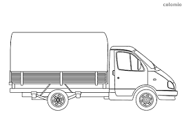 Truck and trailer is used to carry goods from one place to another and is a very heavy vehicle which bear a huge load. Trucks Coloring Pages Free Printable Truck Coloring Sheets