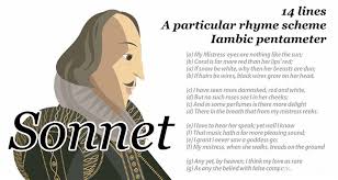 sonnet definition and exles poetry