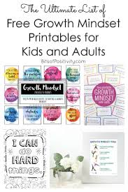 The Ultimate List Of Free Growth Mindset Printables For Kids