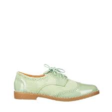 Pantofi dama casual fara toc din piele ecologica verzi Bergo - Kalapod