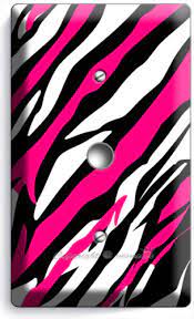 Hot Pink Zebra Stripes Animal Print