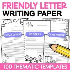 friendly letter templates around the