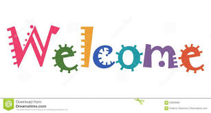 The Word Welcome For Your Design Vector Banner With