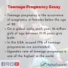 Teen Pregnancy Informative Speech