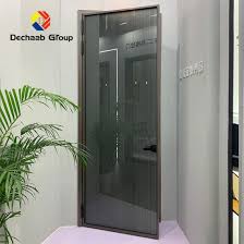 Glass Aluminum Alloy Metal Frame Door