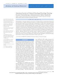 Pdf American Society Of Clinical Oncology Oncology Nursing