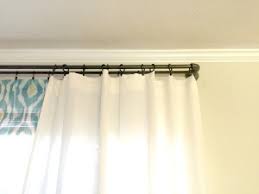 diy industrial double conduit curtain
