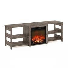 Furinno 63 In Rustic Oak Tv Stand Fits