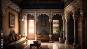 cozy beautiful indian palace style den