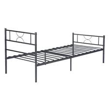 Metal Bed Frame Twin Size W Headboard
