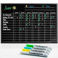 Buy Magnetic Refrigerator Chalkboard Chore Chart With