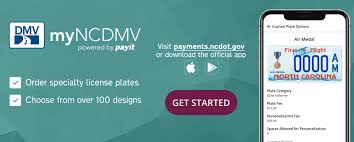 official ncdmv order personalized