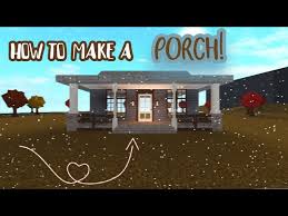 How To Make A Front Porch In Bloxburg