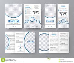 Templates Of Flyers Brochures Of Standard Size For Business Wit