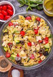 Pasta Salad Recipe Italian Vegetarian gambar png