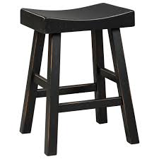Pair of contemporary ashley furniture swivel barstools with. Ashley Furniture Signature Design Glosco D548 524 Antique Black Counter Stool Del Sol Furniture Bar Stools