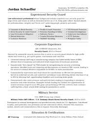 Simply download, create your cv and start landing free cv template download. Security Guard Resume Sample Monster Com