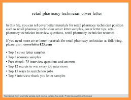 Entry Level Pharmacy Technician Cover Letter Sample No Experience On