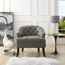The classic simplicity of a rocking chair, the compact convenience of a folding chair, the luxurious comfort of a chaise lounge, the snoozeability of a recliner, the visual pop of a living room accent. Inspired Home Linen Accent Chair Barrel Shopinspiredhome Com