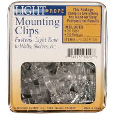 Clark Mounting Clips W Screws For Led Flexbrite Rope Light 00835 Lamps Plus