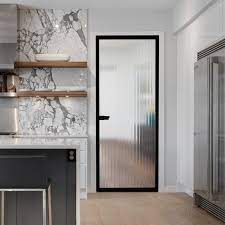 Sliding Frosted Glass Door