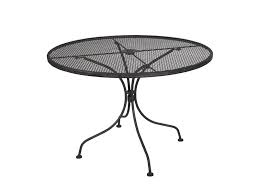 Round Steel Mesh Patio Table Element