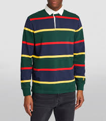 polo ralph lauren striped rugby shirt