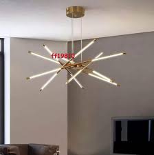 Nordic Modern Liner Chandelier Dimmable