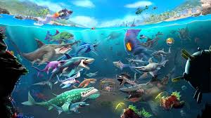 *** ¡los tiburones están de vuelta en la gran y mala secuela de hungry shark evolution! Hungry Shark World Mod Apk 4 5 0 Menu Unlimited Money