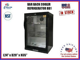 commercial back bar cooler refrigerator