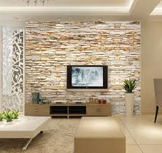 feature 3d fake wall stone effect