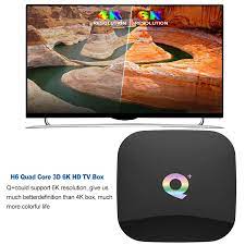 Smart 3D 6K HD TV Box Ethernet USB 3.0 16G 32G 64G 2.4Ghz WiFi H.265 Home  cinéma H6 Quad Core décodeur pour Android 9.0 | AliExpress