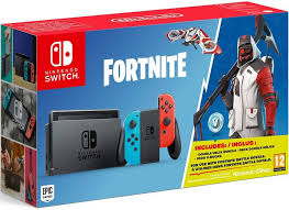 Fortnite lands on nintendo switch today at 10 am pt / 1 pm et. Nintendo Switch Fortnite Bundle Black Blue Red Skinflint Price Comparison Uk