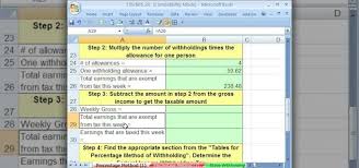 How To Calculate Income Tax Payroll Deductions In Ms Excel
