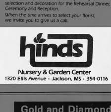 Ad For Hinds Nursery Garden Center