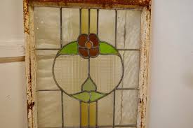 Antique Arts And Crafts Stained Glass